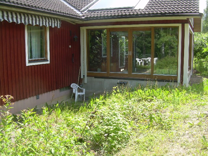 31. Vid start av altanbygge.JPG